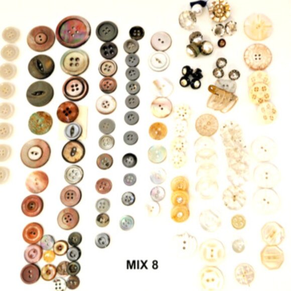 Antique Vintage Button Assorted Mix Lot: 8 lots available - Picture 15 of 15